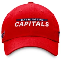 Men's Fanatics Red Washington Capitals Authentic Pro Rink Adjustable Hat