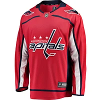 Maillot Fanatics rouge Washington Capitals Breakaway Domicile pour hommes