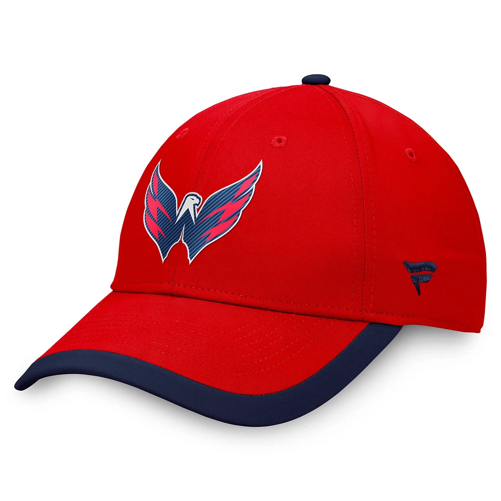 Casquette ajustable pour homme Fanatics Red Washington Capitals Defender
