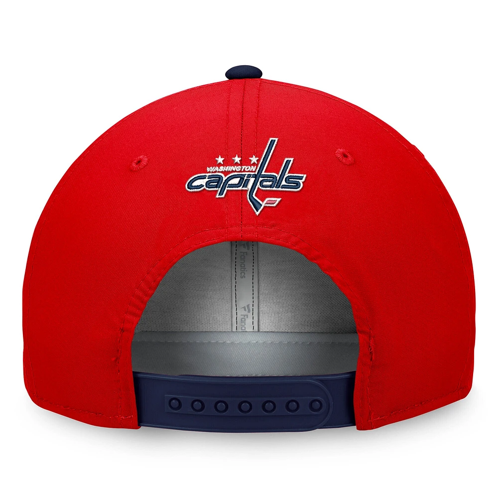Casquette ajustable pour homme Fanatics Red Washington Capitals Defender