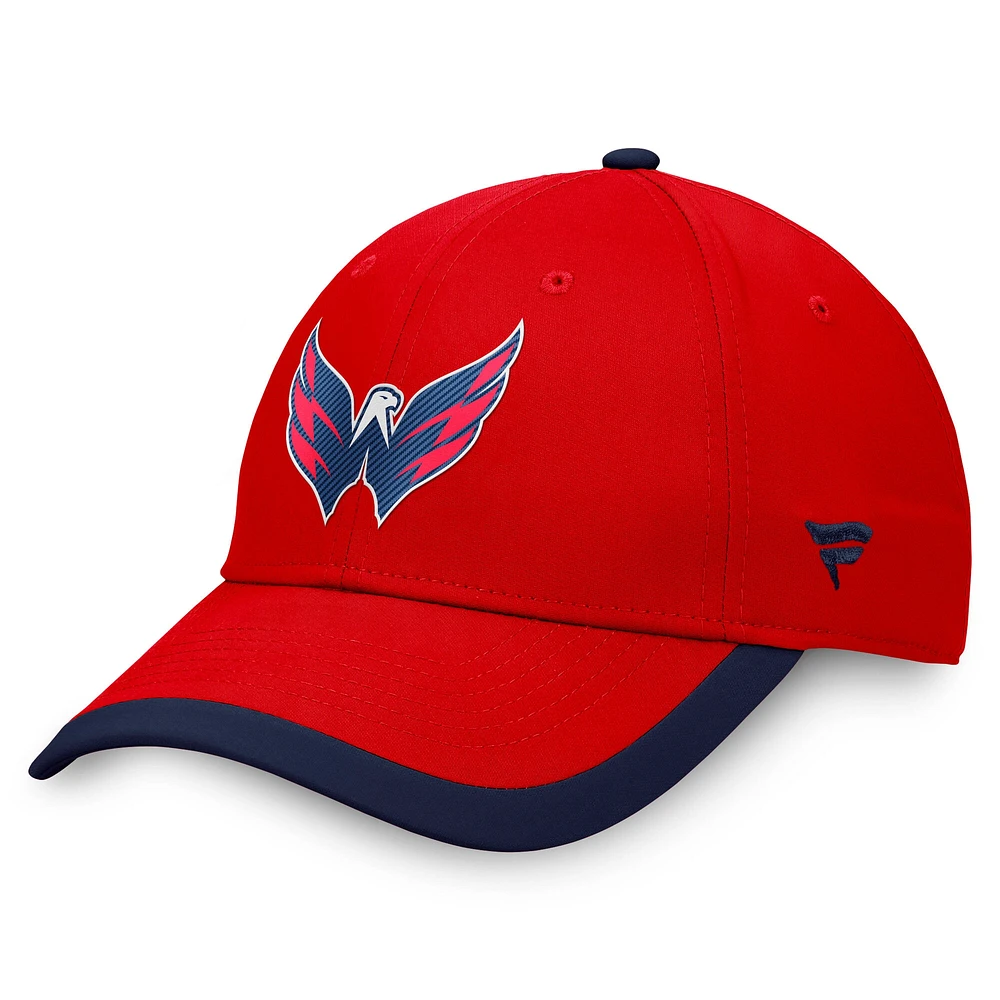 Casquette ajustable pour homme Fanatics Red Washington Capitals Defender