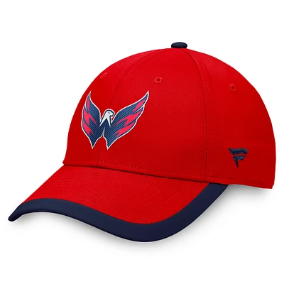Casquette ajustable pour homme Fanatics Red Washington Capitals Defender