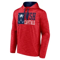 Men's Fanatics Red Washington Capitals Never Quit Pullover Hoodie