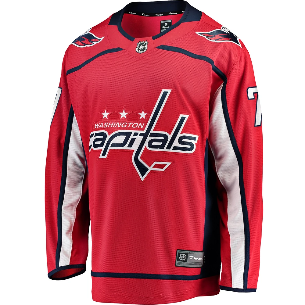 Men's Fanatics TJ Oshie Red Washington Capitals Home Breakaway Player - Jersey