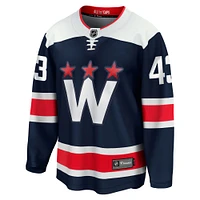 Fanatics pour hommes Tom Wilson bleu marine Washington Capitals Alternate Premier Breakaway Player - Maillot