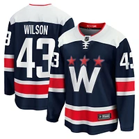 Fanatics pour hommes Tom Wilson bleu marine Washington Capitals Alternate Premier Breakaway Player - Maillot