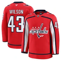 Men's Fanatics Tom Wilson Red Washington Capitals Home Premium Jersey