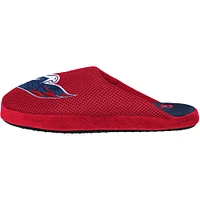 Men's FOCO Washington Capitals Big Logo Colorblock Mesh Slippers