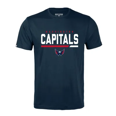 Washington Capitals Levelwear Logo Richmond T-Shirt - Navy