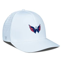 Casquette Zeta Insignia Core Flex blanche pour homme de Levelwear des Capitals Washington