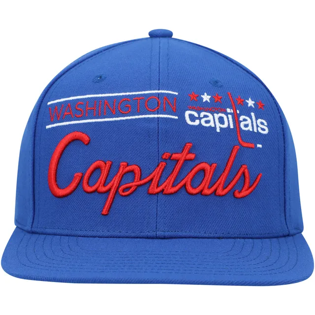 Men's Mitchell & Ness Blue Washington Capitals Retro Lock Up