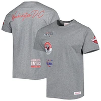 Men's Mitchell & Ness Heather Gray Washington Capitals City Collection T-Shirt