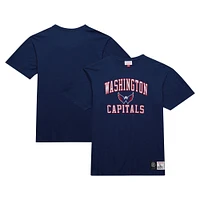 T-shirt flammé légendaire des Washington Capitals de la marine Mitchell & Ness pour hommes