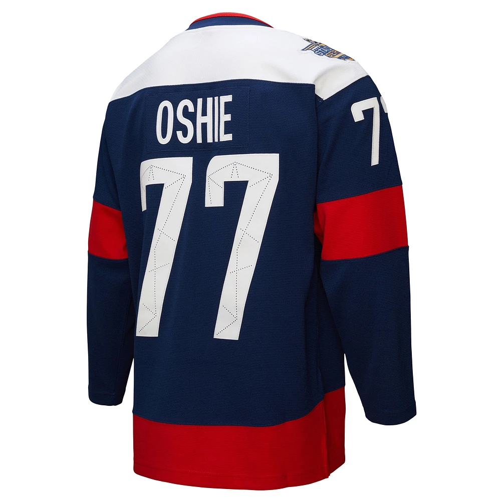 Men's Mitchell & Ness TJ Oshie Navy Washington Capitals Power Play Jersey