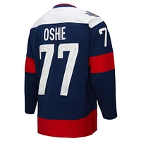 Men's Mitchell & Ness TJ Oshie Navy Washington Capitals Power Play Jersey