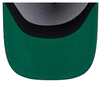 Men's New Era  Charcoal Washington Capitals Throwback Washed A-Frame Pre-Curved 9FIFTY Snapback Hat