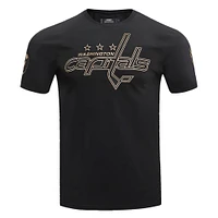 Men's Pro Standard Black Washington Capitals Wordmark T-Shirt