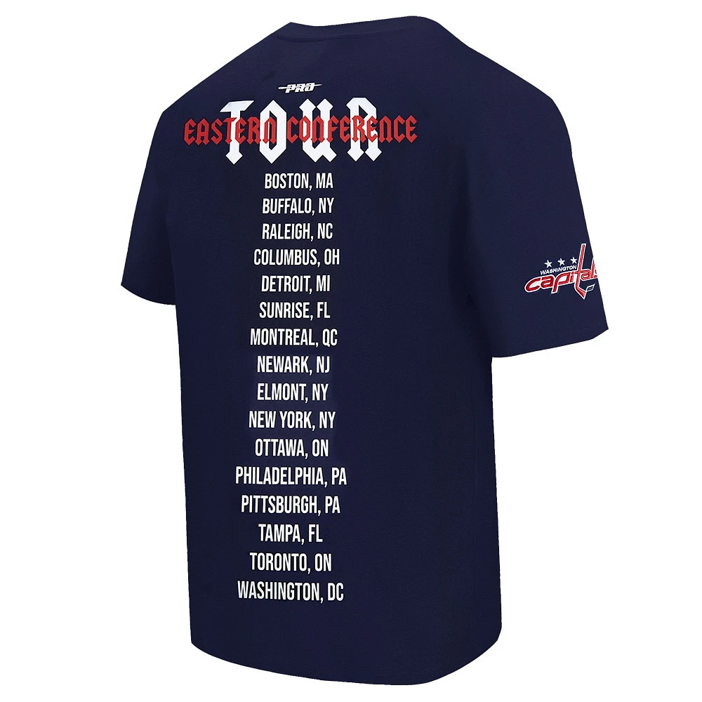 T-shirt Pro Standard pour hommes, bleu marine, Washington Capitals City Tour