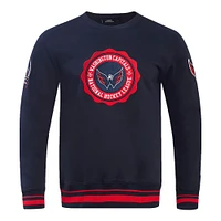 Sweat-shirt Pro Standard pour hommes, bleu marine, emblème avec écusson des Capitals de Washington