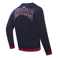 Sweat-shirt Pro Standard pour hommes, bleu marine, emblème avec écusson des Capitals de Washington