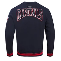 Sweat-shirt Pro Standard pour hommes, bleu marine, emblème avec écusson des Capitals de Washington