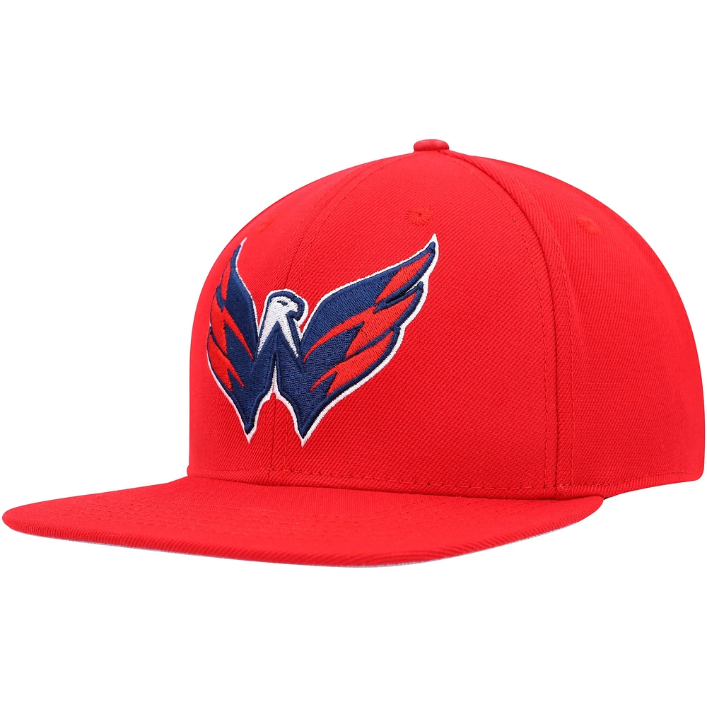 Men's Pro Standard  Red Washington Capitals Core Classic Logo Snapback Hat