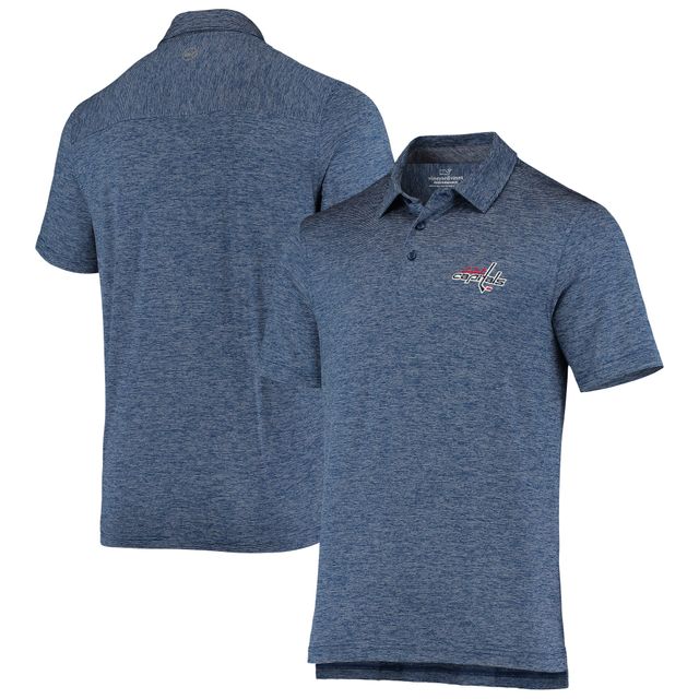 Polo pour homme Vineyard Vines bleu marine à rayures Destin Washington Capitals