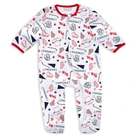 Ensemble pyjama et bavoir pour nouveau-né bébé WEAR par Erin Andrews Washington Capitals