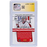 Philipp Grubauer Washington Capitals Autographed 2013-14 Panini Prizm #295 CGC Fanatics Witnessed Authenticated Rookie Card