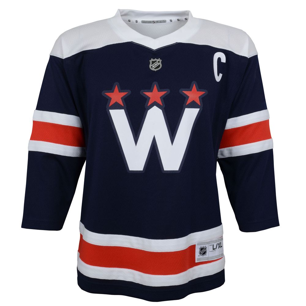 Preschool Alexander Ovechkin Navy Washington Capitals 2020/21 Alternate - Replica Player Jersey