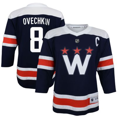 Preschool Alexander Ovechkin Navy Washington Capitals 2020/21 Alternate - Replica Player Jersey