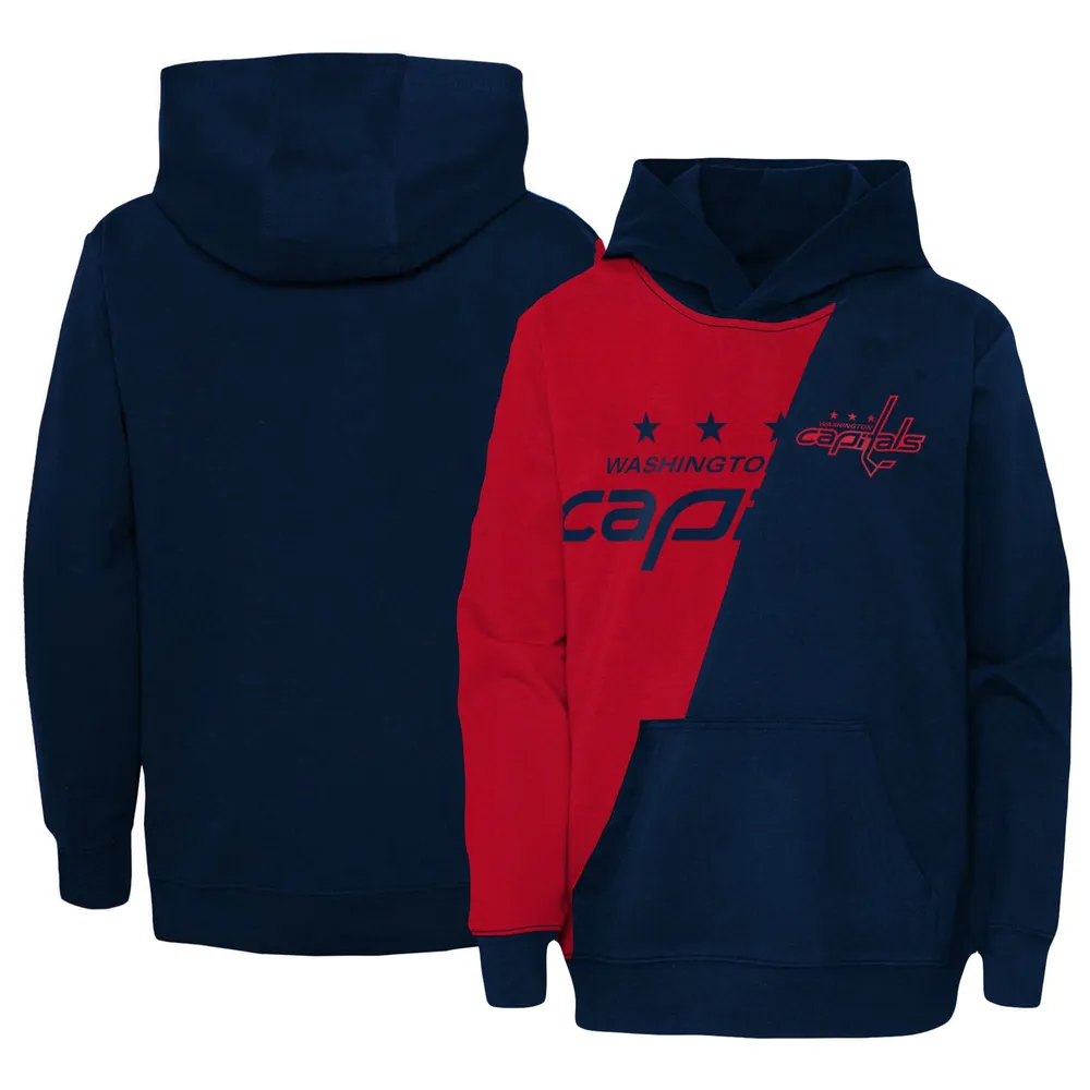 Preschool Red/Navy Washington Capitals Unrivaled Pullover Hoodie