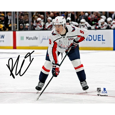 Ryan Leonard Washington Capitals Autographed 8" x 10" NHL Debut Photograph