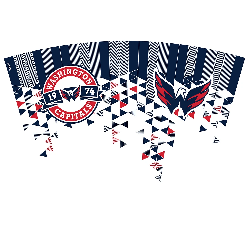 Gobelet classique Tervis Washington Capitals de 24 oz avec couvercle à paille