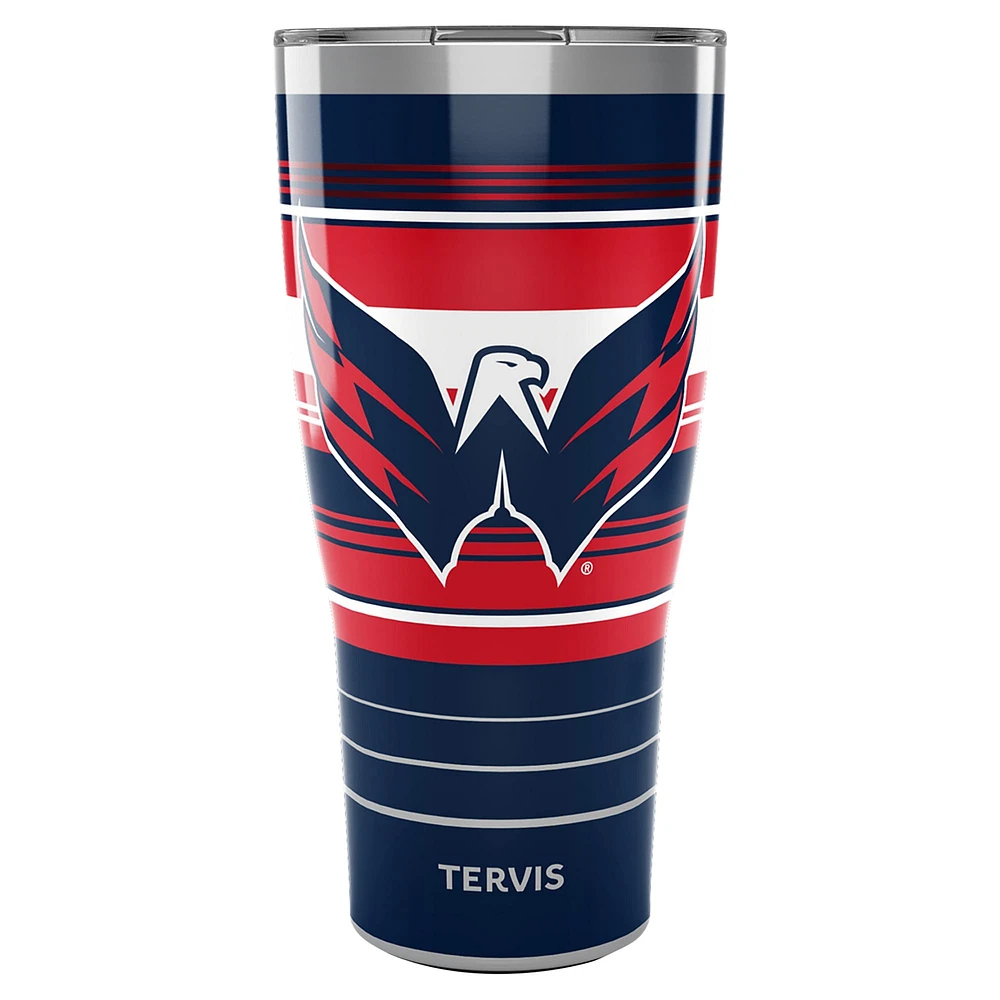 Tervis Capitals de Washington 30oz. Gobelet en acier inoxydable à rayures Hype