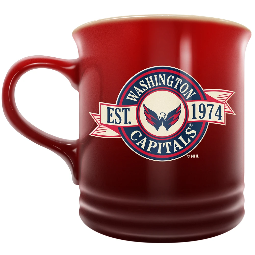 Le Sports Vault Washington Capitals 14 oz. Tasse en grès