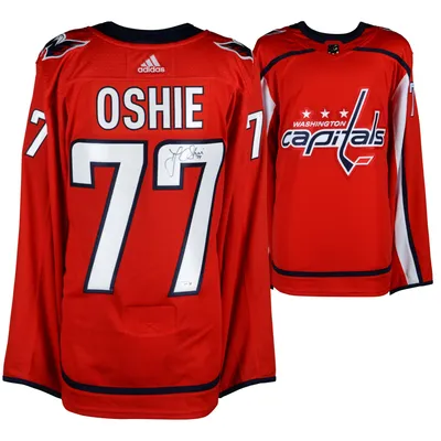 Lids T.J. Oshie Washington Capitals Fanatics Authentic Unsigned Red Jersey  Skating Photograph