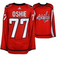 Men's Washington Capitals T.J. Oshie Adidas Authentic Hockey