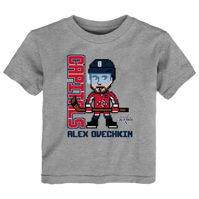 Outerstuff Big Boys Alexander Ovechkin Red Washington Capitals Player Name  and Number T-shirt
