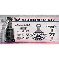 Washington Capitals 2018 Stanley Cup Champions Crystal Stanley Cup Trophy - Filled with Ice From the 2018 Stanley Cup Final