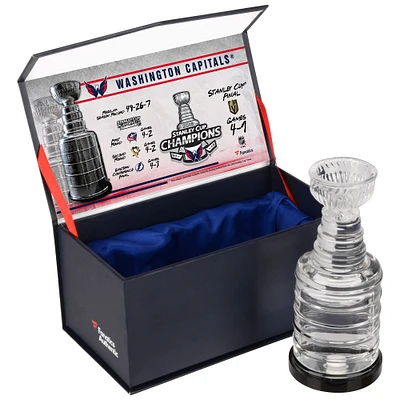 Washington Capitals 2018 Stanley Cup Champions Crystal Stanley Cup Trophy - Filled with Ice From the 2018 Stanley Cup Final