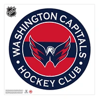 Washington Capitals - 36'' x 36'' Team Repositional Stripe Design Vinyl Wall Decal