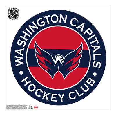 Washington Capitals - 36'' x 36'' Team Repositional Stripe Design Vinyl Sticker Mural