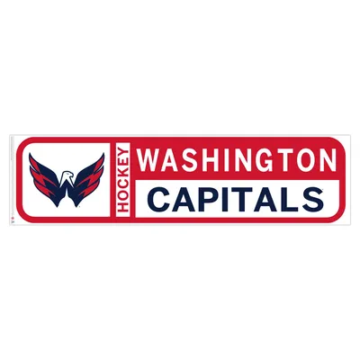 Washington Capitals - 90'' x 23'' Logo de l'équipe autocollant mural repositionnable