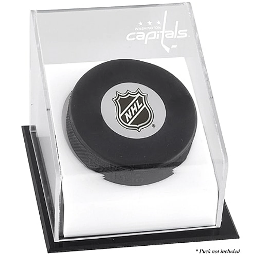 Washington Capitals Puck Deluxe Logo Display Case