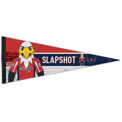 WinCraft Washington Capitals Fanion mascotte premium 12" x 30"