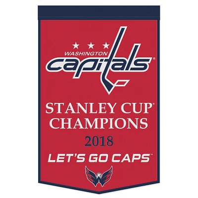 WinCraft Washington Capitals Bannière de championnat 24" x 38"