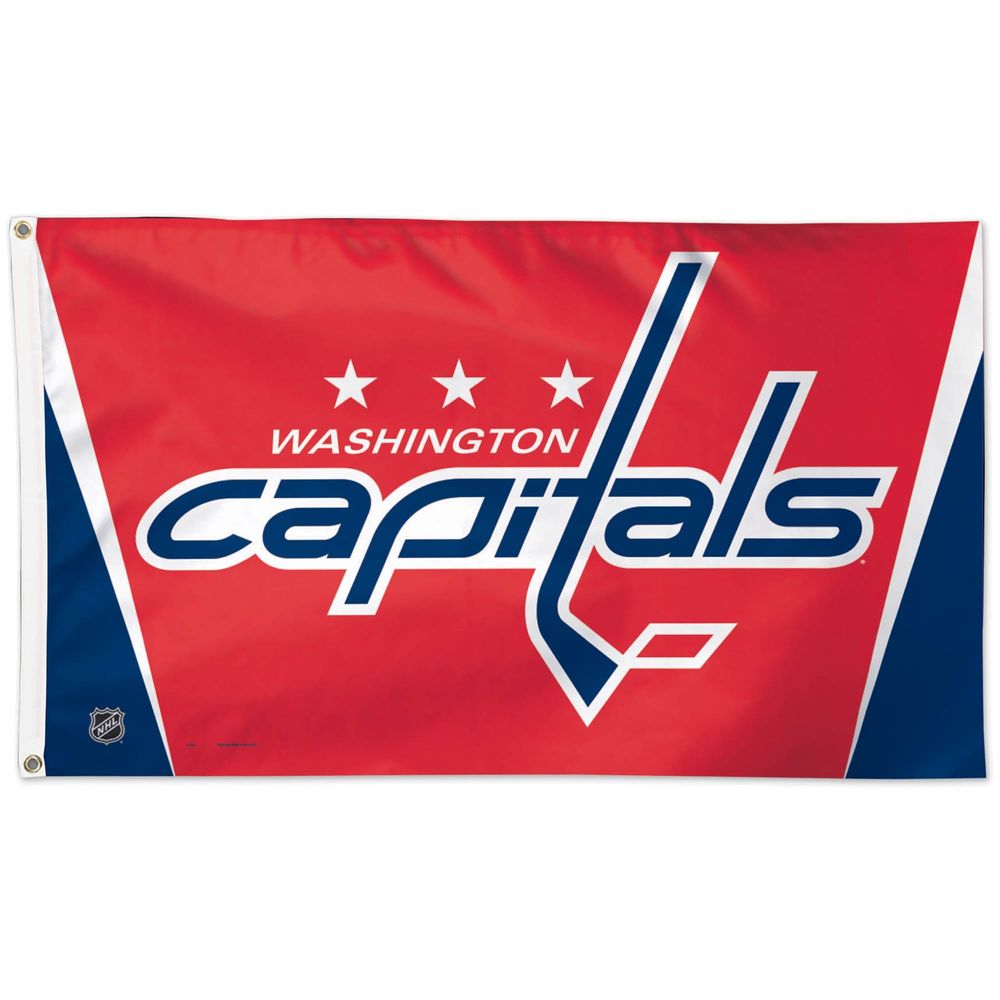 WinCraft Washington Capitals 3' x 5' Deluxe - Single-Sided Flag