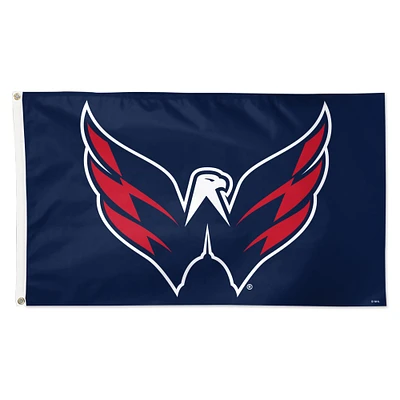 WinCraft Washington Capitals 3' x 5' Drapeau simple face avec logo principal
