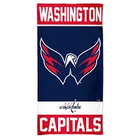 Serviette de plage en fibre WinCraft Washington Capitals 30" x 60"